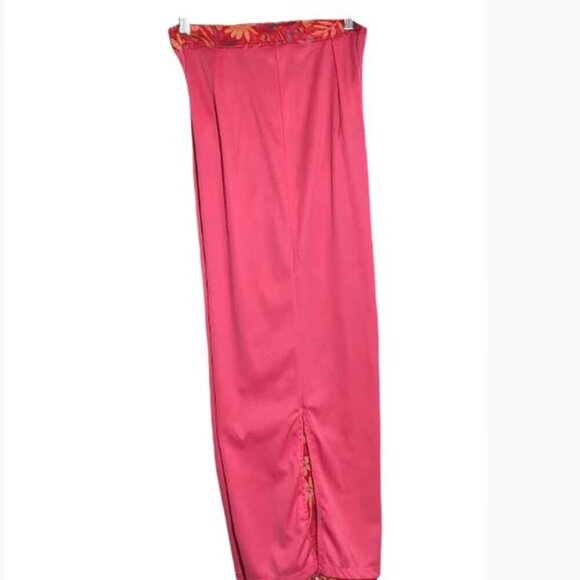 Lulus Flower Fun Red Multi-Floral Print Palazzo Pants Size S EUC - Picture 2 of 12